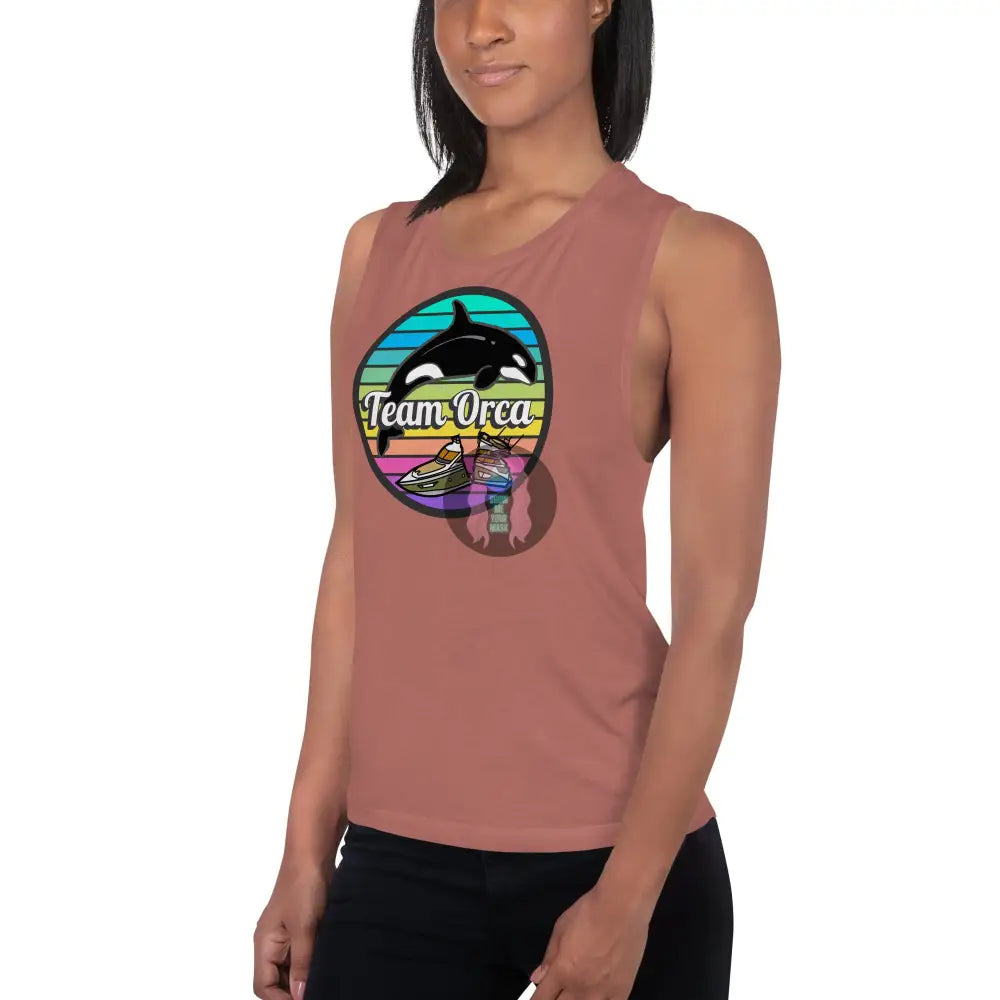 ’Team Orca’ Pride 2024 (Lite) Ladies’ Muscle Tank