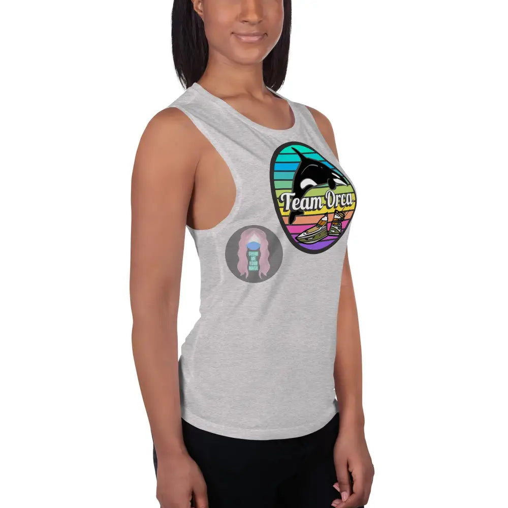 ’Team Orca’ Pride 2024 (Lite) Ladies’ Muscle Tank