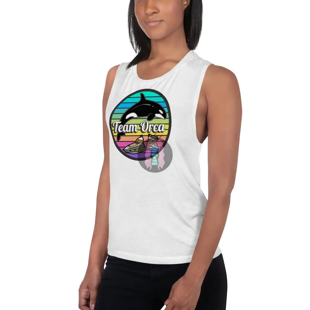 ’Team Orca’ Pride 2024 (Lite) Ladies’ Muscle Tank