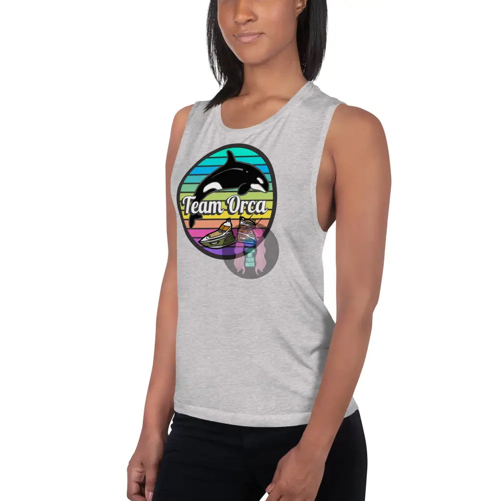 ’Team Orca’ Pride 2024 (Lite) Ladies’ Muscle Tank