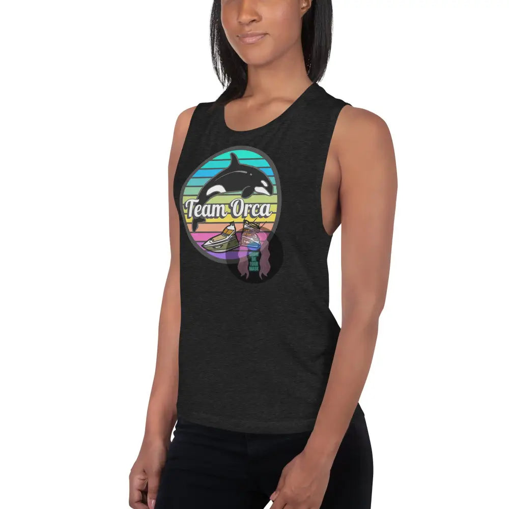 ’Team Orca’ Pride 2024 (Lite) Ladies’ Muscle Tank