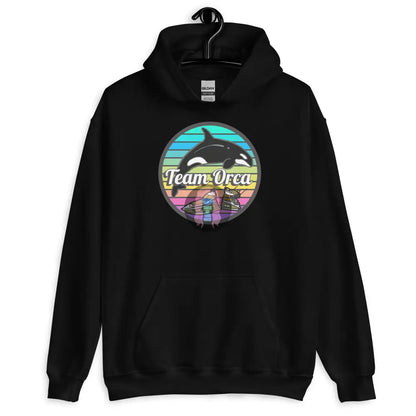 ’Team Orca’ Pride 2024 (Lite) Unisex Hoodie Black / S