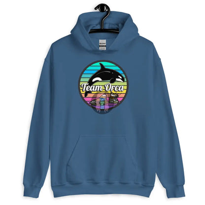 ’Team Orca’ Pride 2024 (Lite) Unisex Hoodie Indigo Blue / S