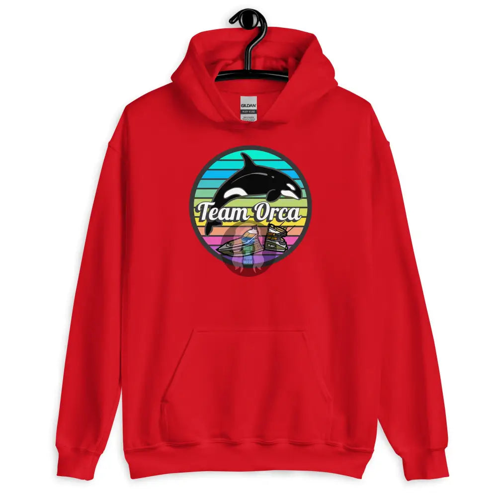 ’Team Orca’ Pride 2024 (Lite) Unisex Hoodie Red / S