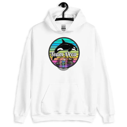 ’Team Orca’ Pride 2024 (Lite) Unisex Hoodie White / S