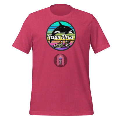 ’Team Orca’ Pride 2024 (Lite) Unisex T-Shirt Heather Raspberry / S