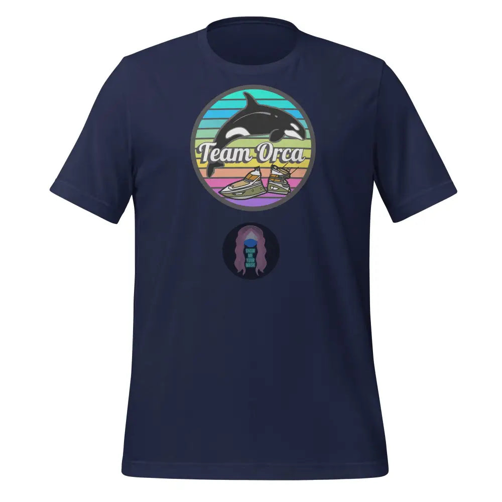 ’Team Orca’ Pride 2024 (Lite) Unisex T-Shirt Navy / Xs