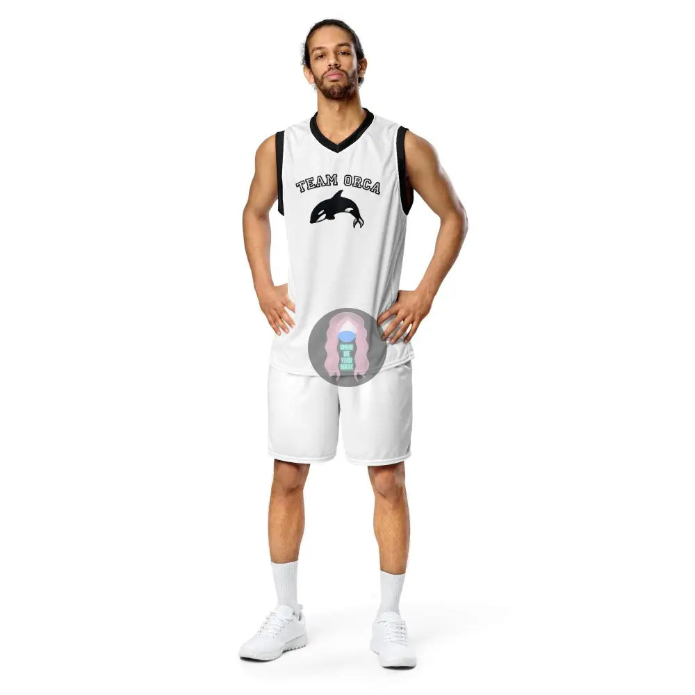 "Team Orca" Recycled unisex basketball jersey -  from Show Me Your Mask Shop by Show Me Your Mask Shop - Shirts, Unisex