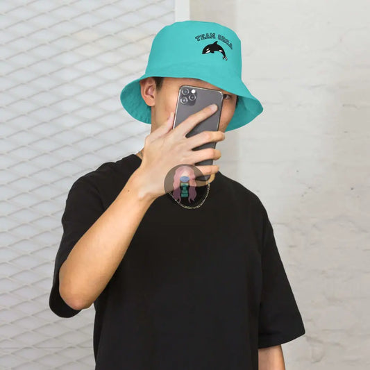 "Team Orca" Teal bucket hat -  from Show Me Your Mask Shop by Show Me Your Mask Shop - Hats