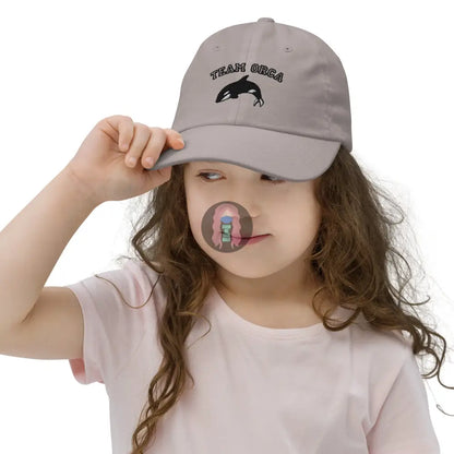 Team Orca Youth Baseball Cap Grey