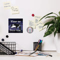 ’Time To Orca - Nize’ Magnet 6″×6″