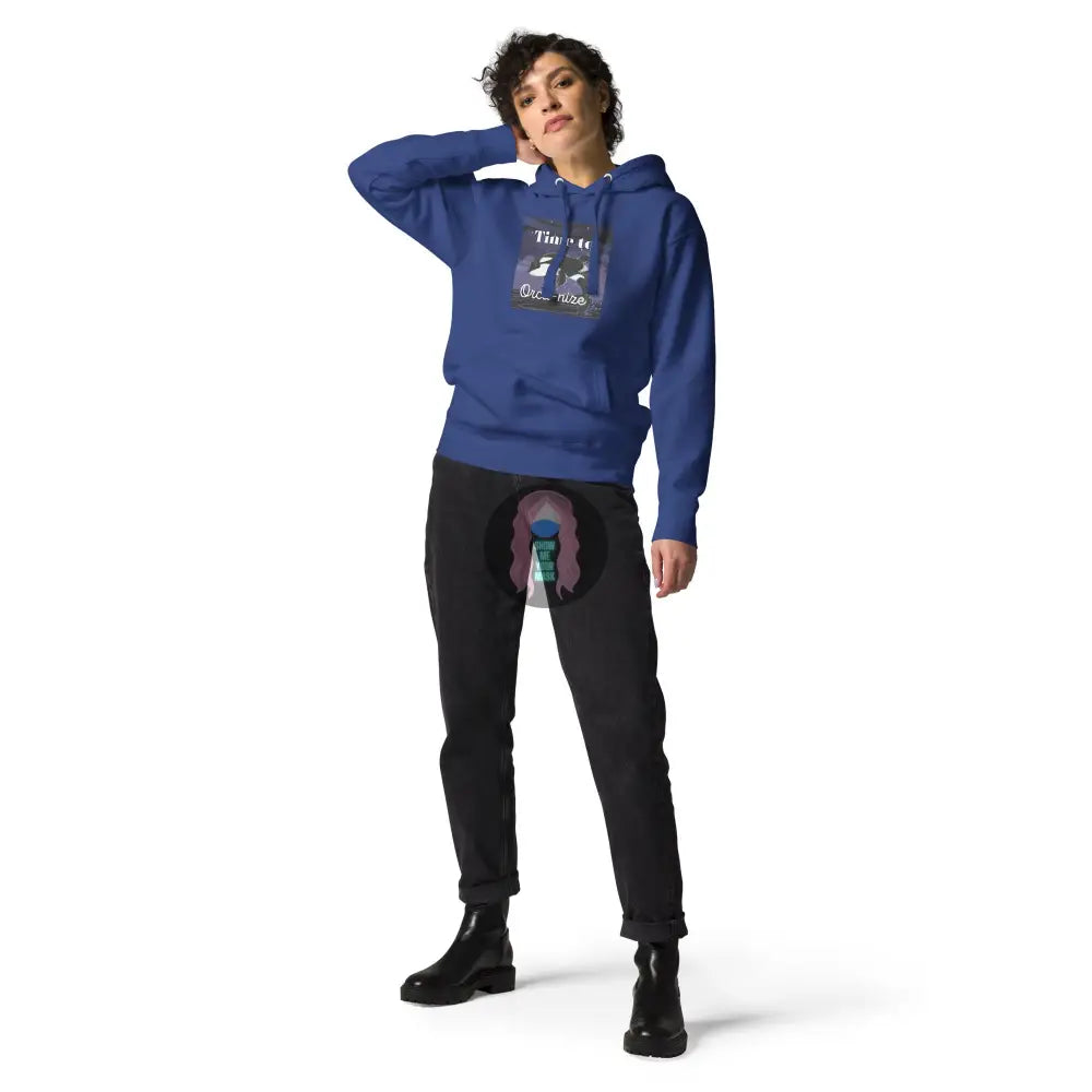Time To Orca-Nize Unisex Hoodie Team Royal / S