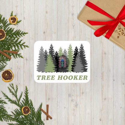 "Tree Hooker" Bubble-free stickers -  from Show Me Your Mask Shop by Show Me Your Mask Shop - Stickers