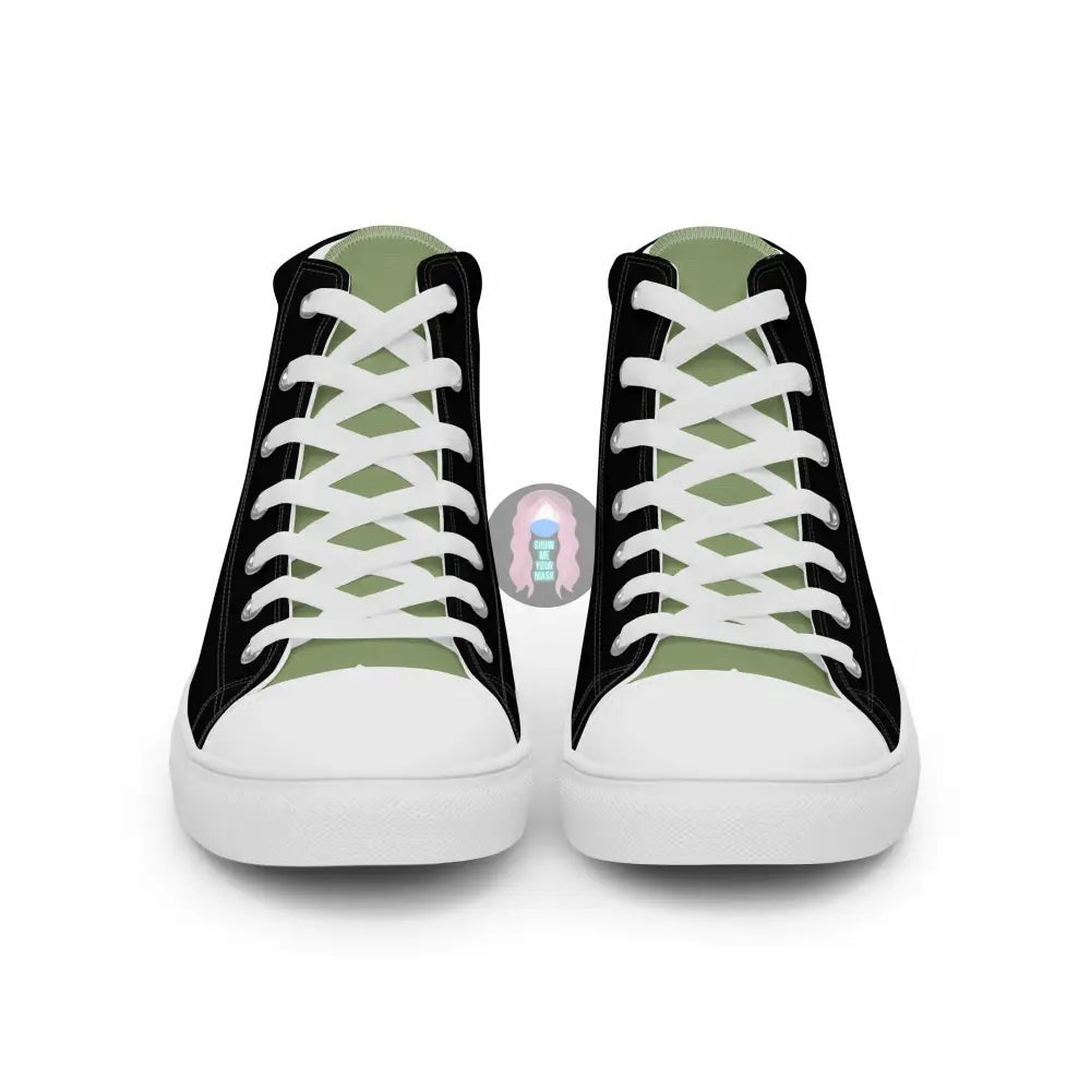 "Tree Hooker" Men’s high top canvas shoes -  from Show Me Your Mask Shop by Show Me Your Mask Shop - Men's, Shoes