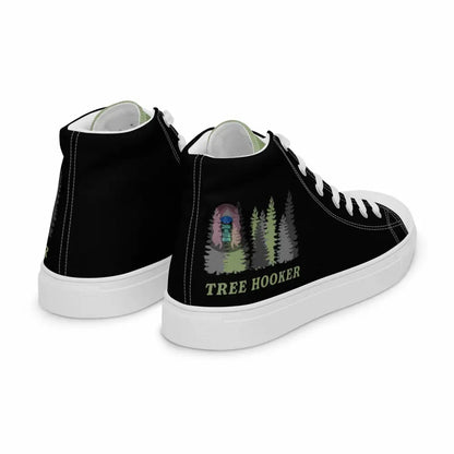 "Tree Hooker" Women’s high top canvas shoes -  from Show Me Your Mask Shop by Show Me Your Mask Shop - Shoes, Women's