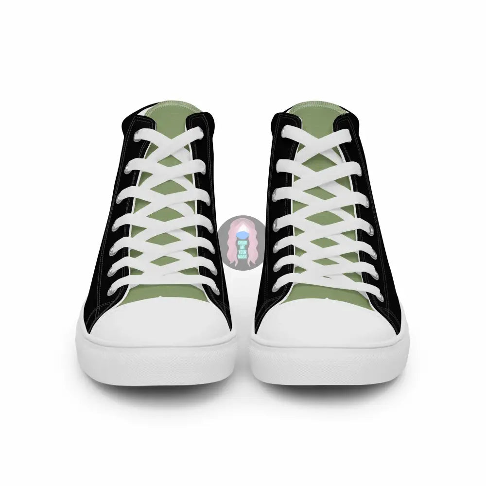 "Tree Hooker" Women’s high top canvas shoes -  from Show Me Your Mask Shop by Show Me Your Mask Shop - Shoes, Women's