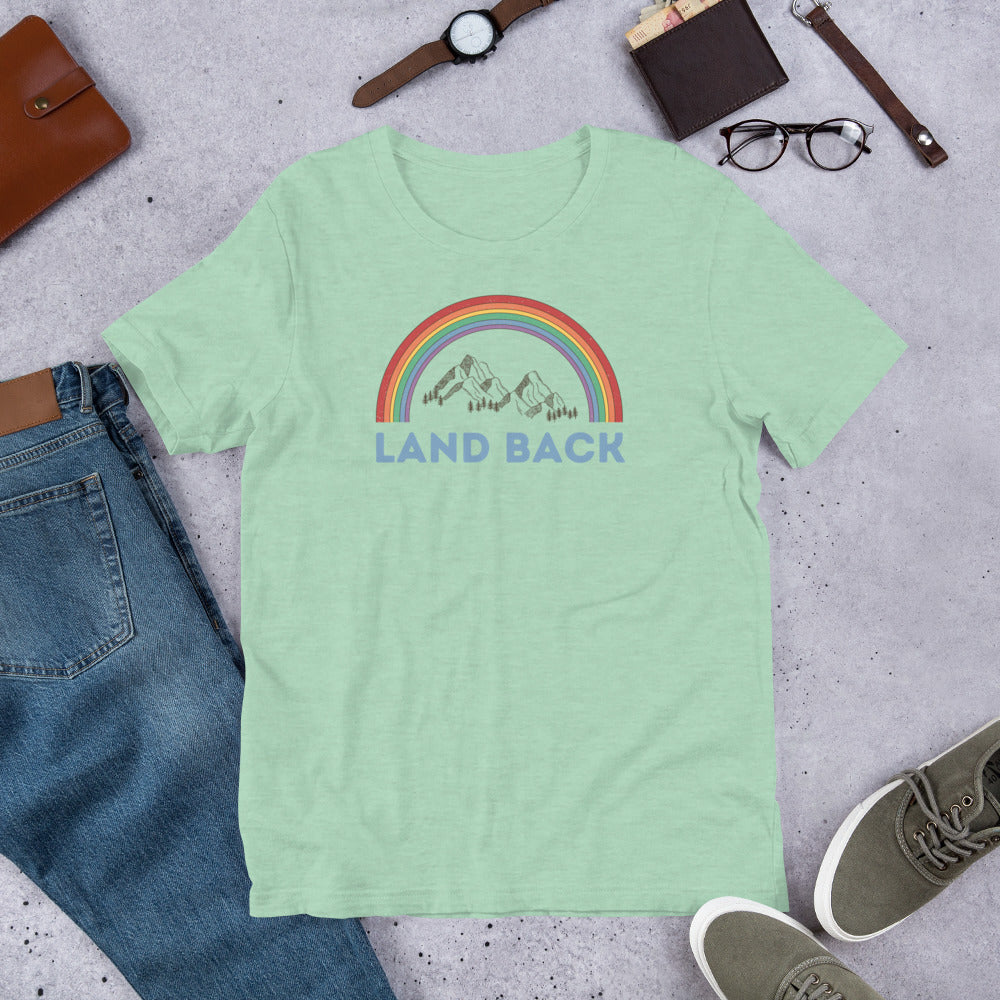 "Land Back" Short-Sleeve Unisex T-Shirt