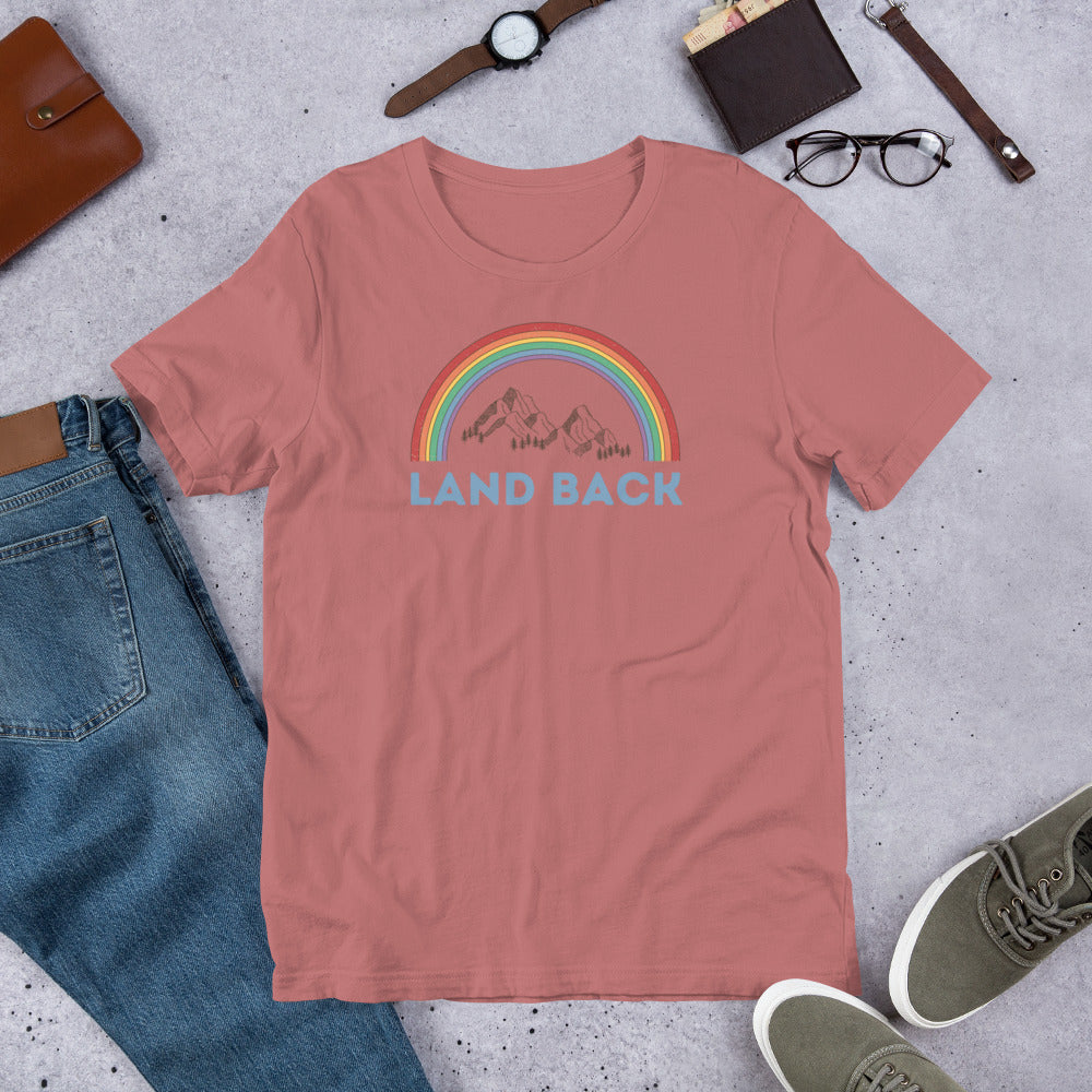 "Land Back" Short-Sleeve Unisex T-Shirt