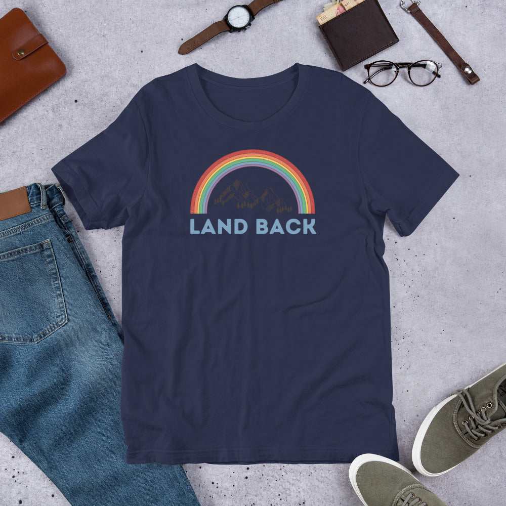 "Land Back" Short-Sleeve Unisex T-Shirt