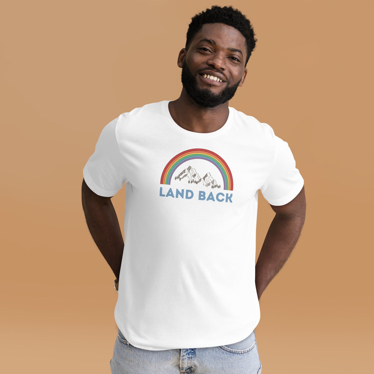 "Land Back" Short-Sleeve Unisex T-Shirt