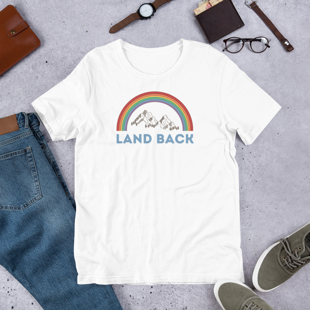 "Land Back" Short-Sleeve Unisex T-Shirt