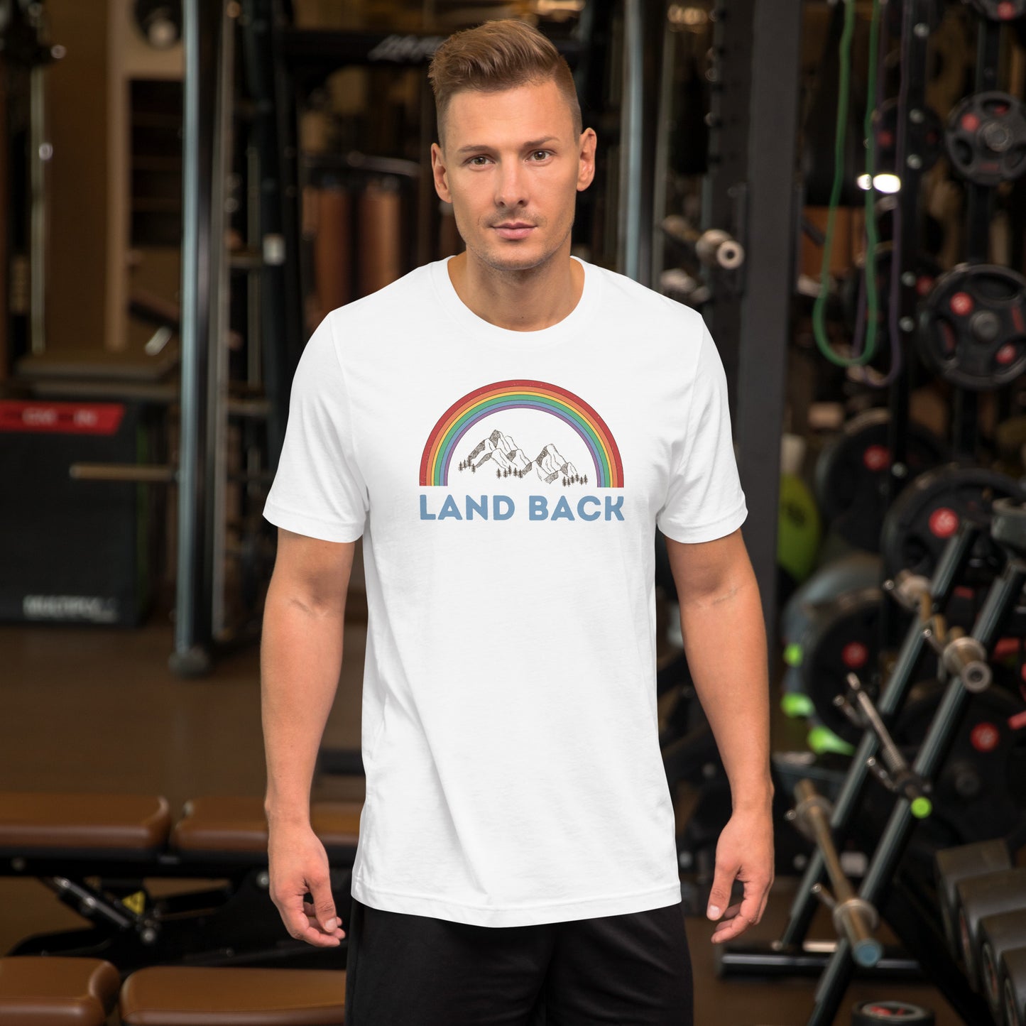 "Land Back" Short-Sleeve Unisex T-Shirt