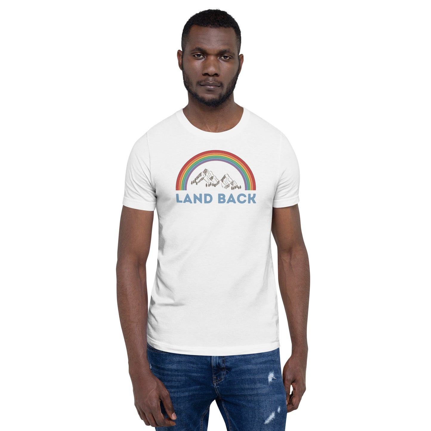 "Land Back" Short-Sleeve Unisex T-Shirt