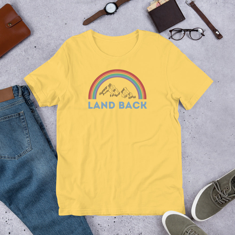 "Land Back" Short-Sleeve Unisex T-Shirt